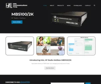 Halcomm.com(A world leader in the development of high quality) Screenshot
