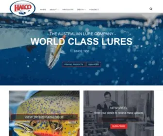 Halcotackle.com(Halco Lures) Screenshot