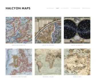Halcyonmaps.com(Halcyon Maps) Screenshot