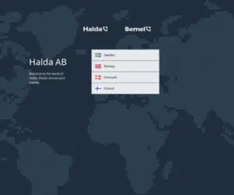 Halda.dk(Arrival page) Screenshot