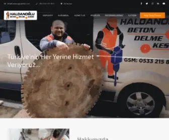 Haldanoglubeton.com(Beton Delme & Kesme) Screenshot