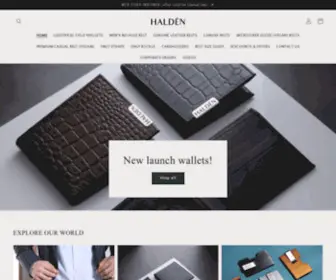 Haldenluxury.com(Buy Belts for Men Online in India at Best Rates) Screenshot