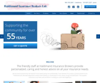Haldimandins.on.ca(Haldimand Insurance Insuring Your Auto) Screenshot