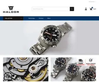 Haldorwatches.com(Official Haldor Website) Screenshot