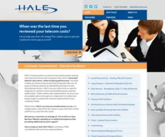 Halecomm.com(Hale Communications) Screenshot