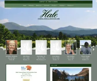 Halefuneralhomes.com(Hale Funeral Home & Cremation Care) Screenshot