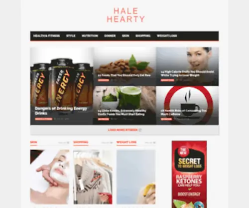 Halehearty.com(Hale Hearty) Screenshot