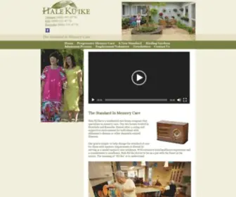 Halekuike.com(Hale Kūʻike Residential Home Care) Screenshot