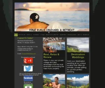 Halekukui.com(Hale Kukui Orchard) Screenshot