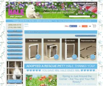 Halepetdoor.com(Dog Doors) Screenshot