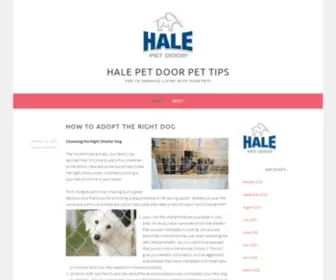 Halepetdoorpettips.com(Tips to Enhance Living with Your Pets) Screenshot