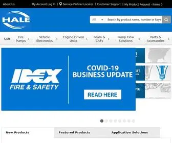 Haleproducts.com(Hale Products) Screenshot