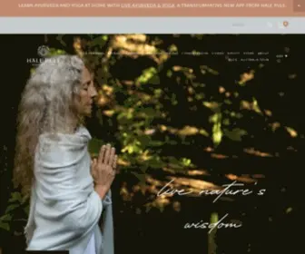 Halepule.com(Hale Pule Ayurveda and Yoga) Screenshot