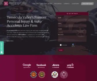 Halesassociateslaw.com(Hales & Associates) Screenshot