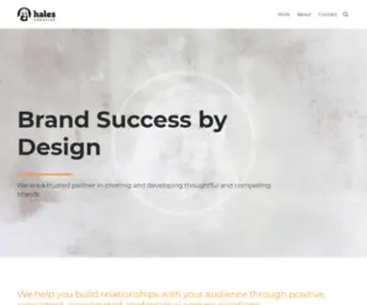 Halescreative.com(Brand Success by Design) Screenshot