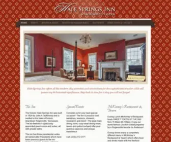 Halespringsinn.com(Hale Springs Inn) Screenshot