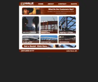 Halesteel.com(Hale Steel) Screenshot