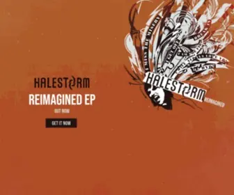 Halestormrocks.com(Halestorm Official Site) Screenshot