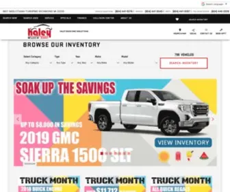 Haleybuickgmc.com Screenshot