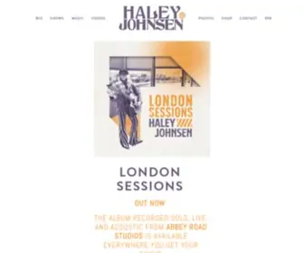 Haleyjohnsenmusic.com(Haley Johnsen's versatile rock ensemble) Screenshot