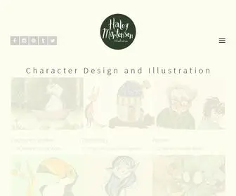 Haleymortensen.com(Haley Mortensen Illustration) Screenshot