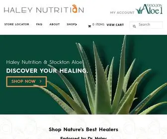 Haleynutrition.com(Haley Nutrition) Screenshot