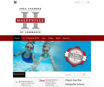 Haleyvillechamber.org(Supporting Haleyville Area Business & Growth) Screenshot