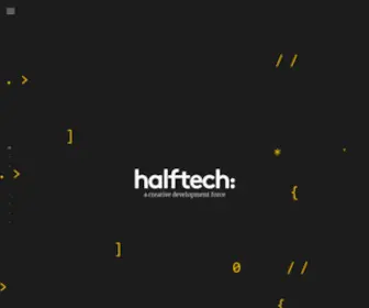 Half-Tech.com(We are creative development force) Screenshot