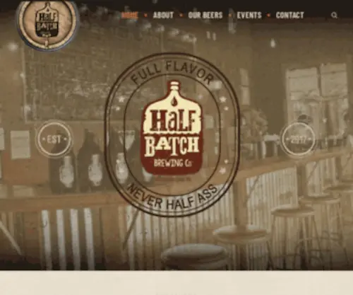 Halfbatchbrewing.com(Half Batch Brewing Company) Screenshot