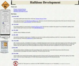 Halfdone.com(Halfdone Development) Screenshot