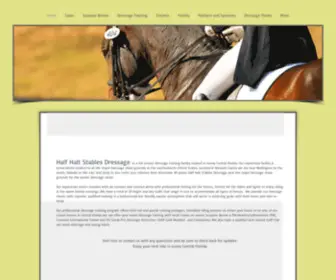 Halfhaltstables.com(Half Halt Stables) Screenshot