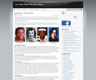 Halfhearteddude.com(Any Major Dude With Half A Heart) Screenshot