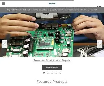 Halfinn.com(3rd Party Telecom Equipment Aftermarket Services) Screenshot