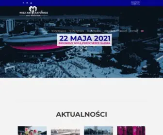 Halfmarathonkce.pl(Wizz Air Katowice Half Marathon) Screenshot