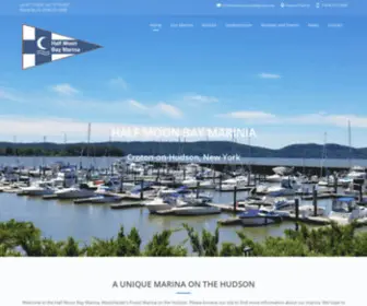 Halfmoonbaymarina.com(Luxury Marina on the Hudson River) Screenshot