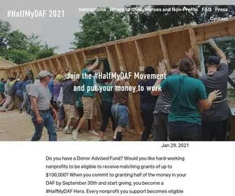 Halfmydaf.com(#HalfMyDAF 2021) Screenshot