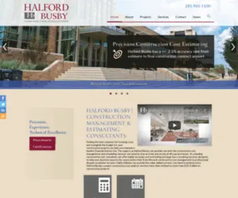 Halfordbusby.com(Construction Management & Estimating Consultants) Screenshot