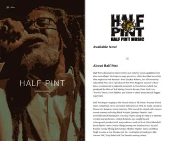 Halfpintmusic.com(Half Pint) Screenshot