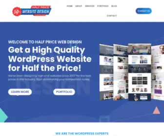 Halfpricewebdesign.com(Half Price Web Design) Screenshot