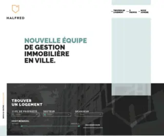 Halfred.ca(Gestion Immobilière) Screenshot