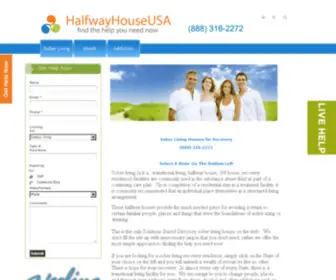 Halfwayhouseusa.com(Sober.Living Sober Living Halfway Houses) Screenshot