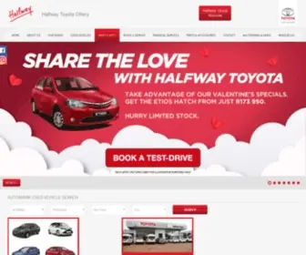 Halfwayottery.co.za(Halfway Toyota Ottery) Screenshot