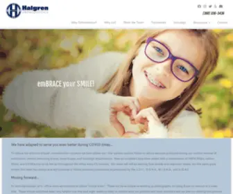 Halgrenorthodontics.com(Halgren Orthodontics) Screenshot