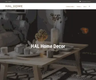 Halhomedecor.com(HAL Home Decor) Screenshot