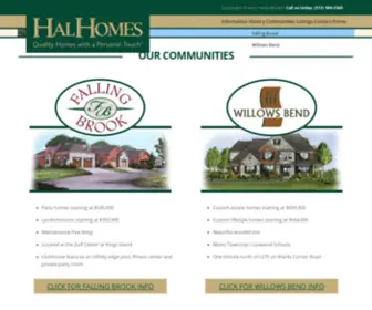 Halhomes.com(Hal Homes) Screenshot