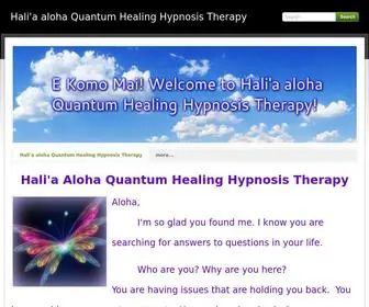 Haliaalohaquantumhealinghypnotherapy.com(Hali'a aloha Quantum Healing Hypnosis Therapy) Screenshot