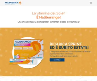 Haliborange.it(Integratori alimentari a base di Vitamina D) Screenshot