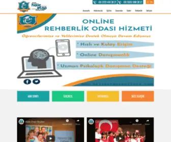 Halicetapokullari.com(Haliç Etap Okulları) Screenshot