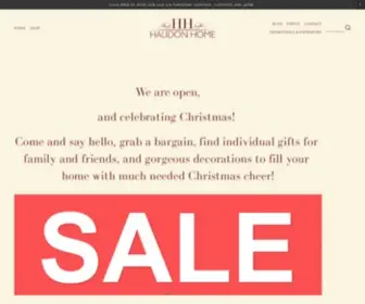 Halidonhome.co.uk(Halidon Home) Screenshot