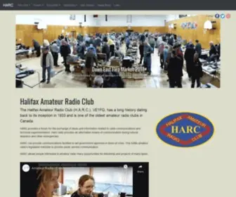 Halifax-ARC.org(Halifax Amateur Radio Club) Screenshot